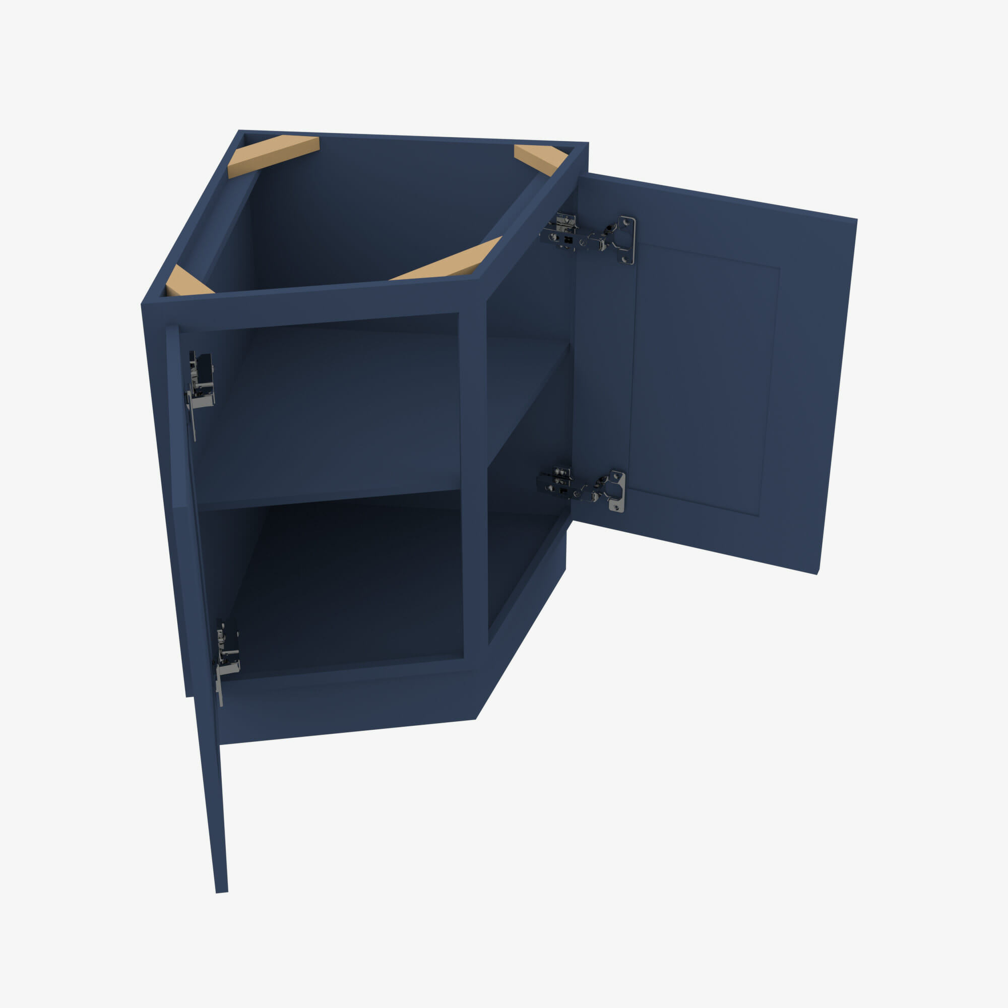 PD-AB24 24 Inch Base Angle Base Cabinets Cabinet | Petit Blue