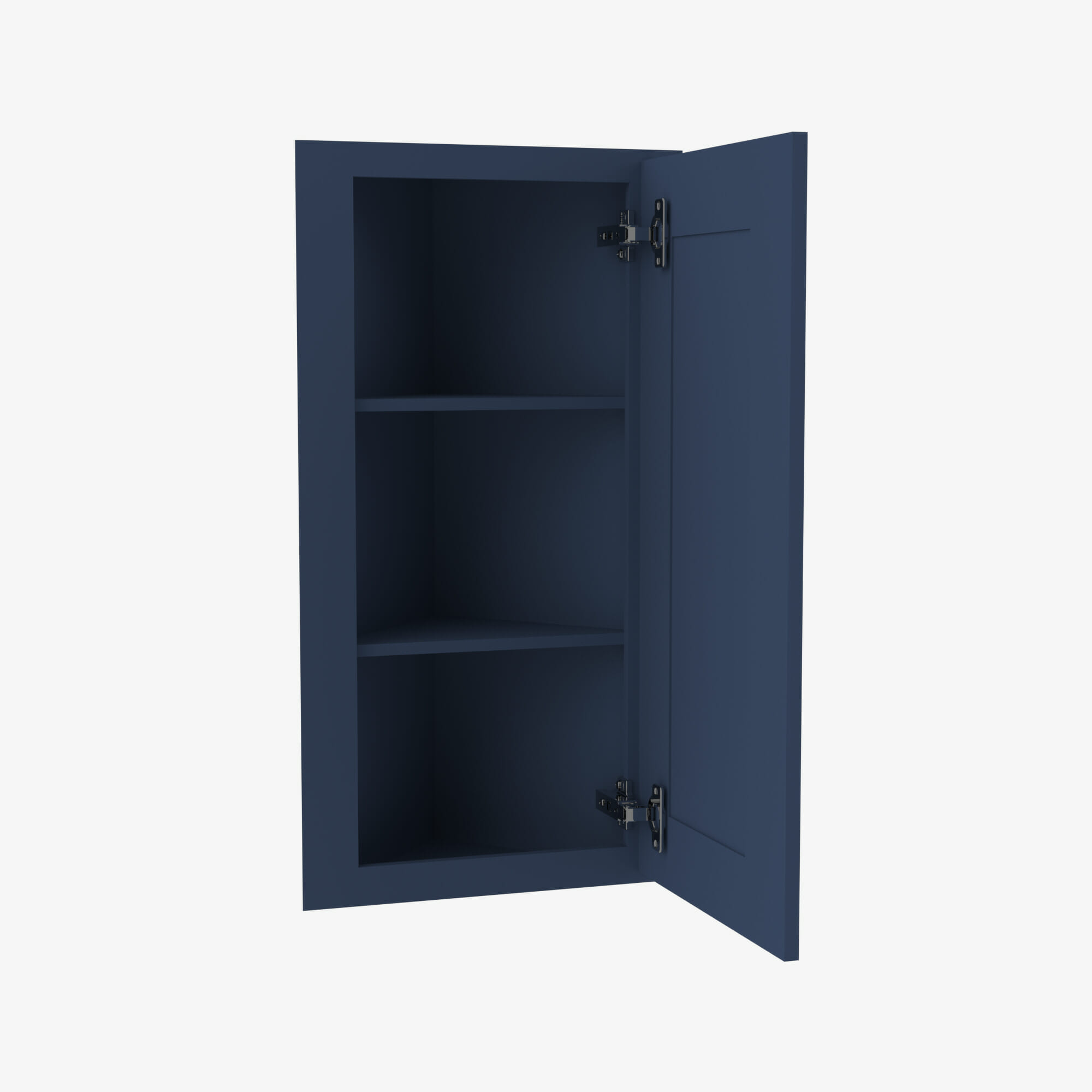 PD-AW42 Single Door Cabinets 42 Inch Wall Angle Corner Cabinet | Petit Blue