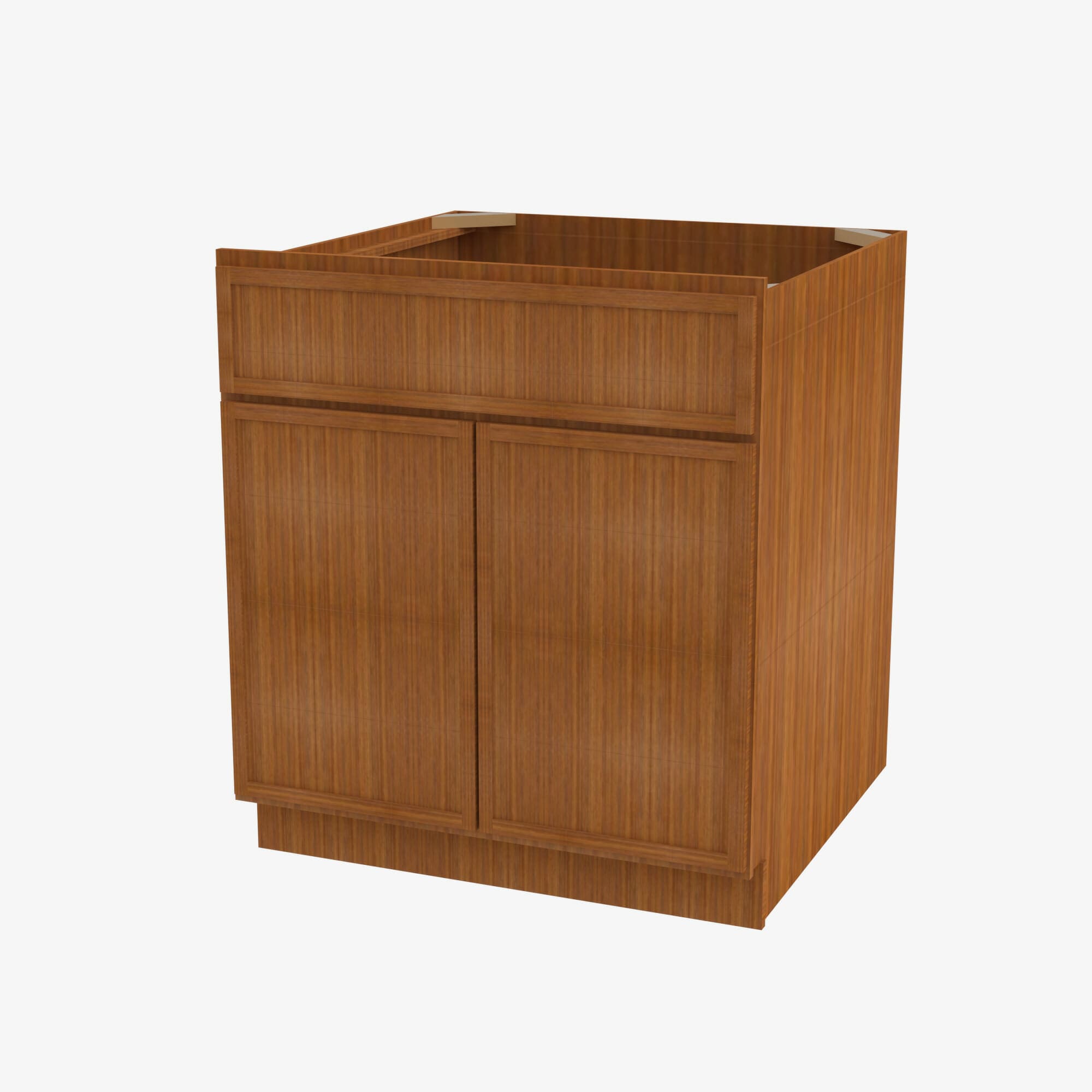 PR-SB36B Double Door 36 Inch Sink Base Cabinet | Petit Brown