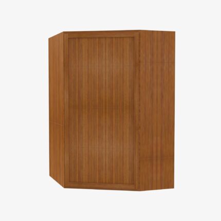 PR-WDC274215 Single Door Cabinets 27 Inch Wall Diagonal Corner Cabinet | Petit Brown