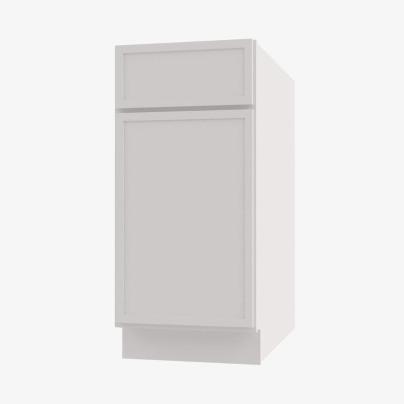 PW-B21 Single Door Cabinets 21 Inch Base Cabinet | Petit White