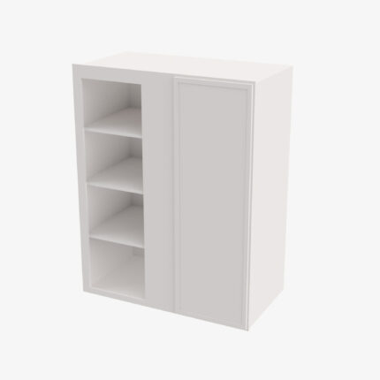 PW-WBLC30/33-3030 Single Door Cabinets 30 Inch Wall Blind Corner Cabinet | Petit White