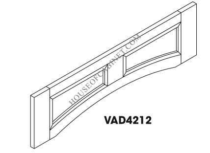 TQ-VAD4212 Arch Panel Valance | TSG Forevermark Townplace Crema