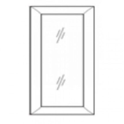 AG-W3042BGD Wall Glass Door with No Mullion and with Clear Glass | TSG Forevermark Greystone Shaker