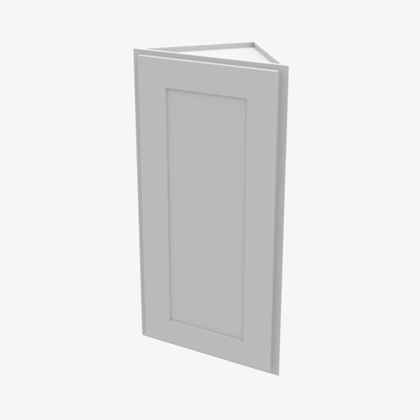 Forevermark AB-AW30 Single Door Cabinets 30 Inch Wall Angle Corner Cabinet | Lait Gray Shaker