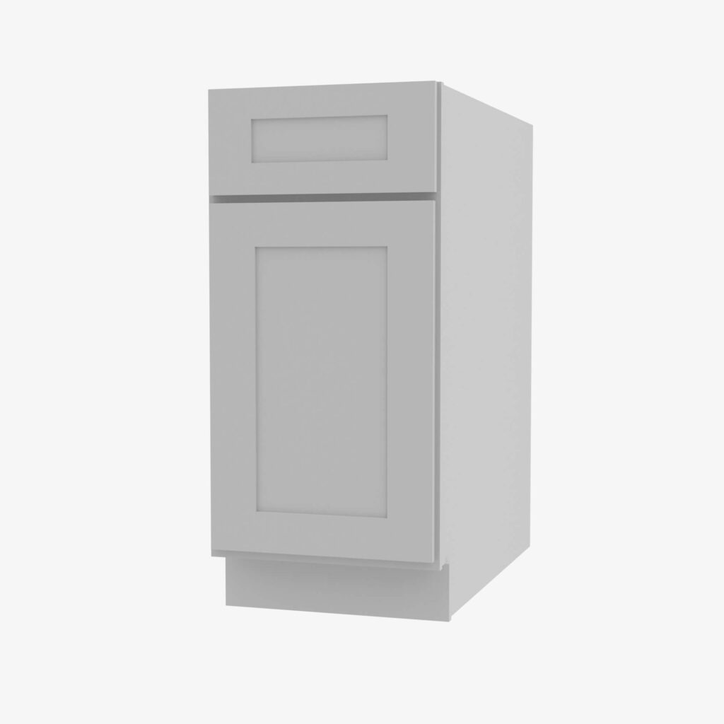 AB-B09 Single Door Cabinets 9 Inch Base Cabinet | Lait Gray Shaker