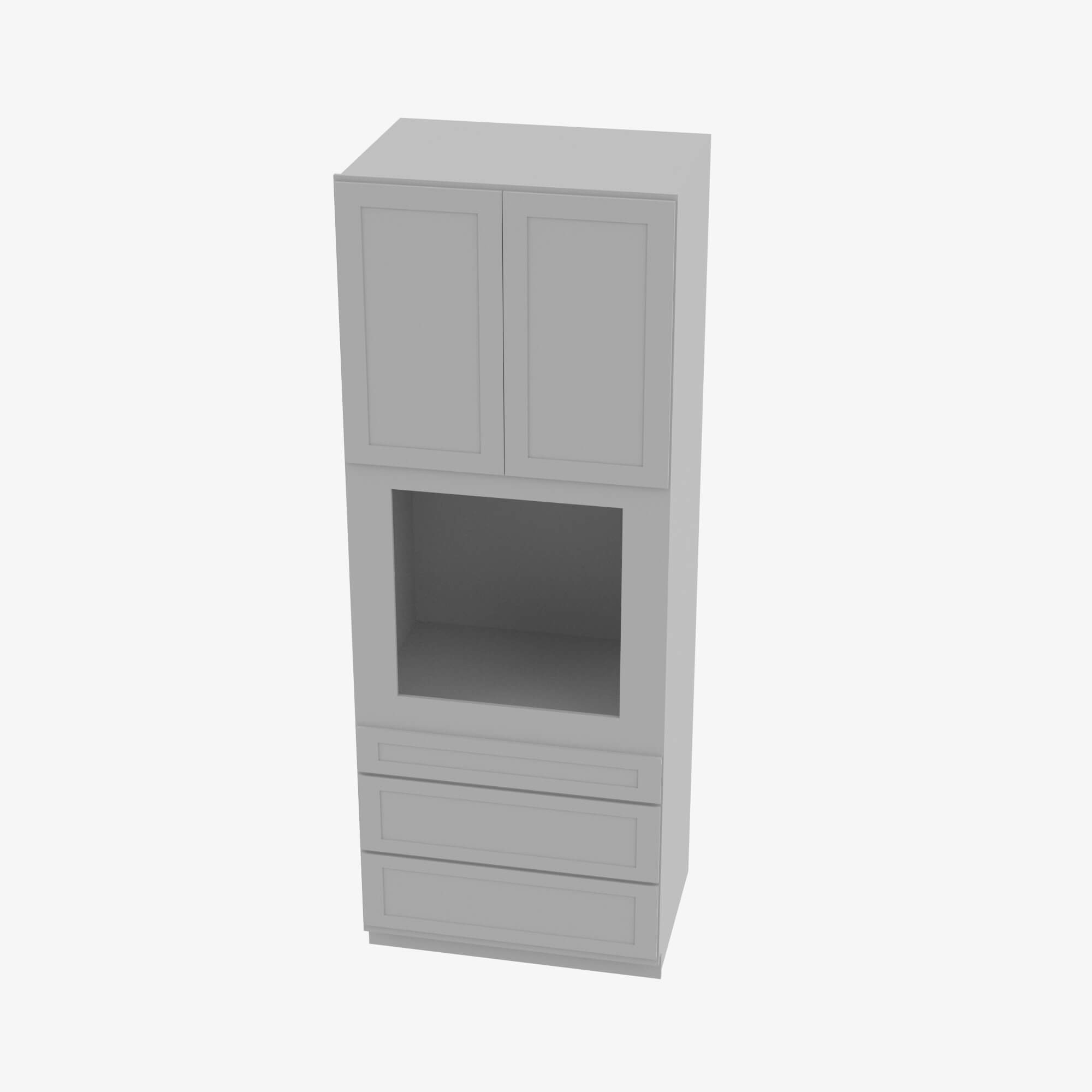 AB-OC3396B 33 Inch Tall Oven Cabinet | Lait Grey Shaker