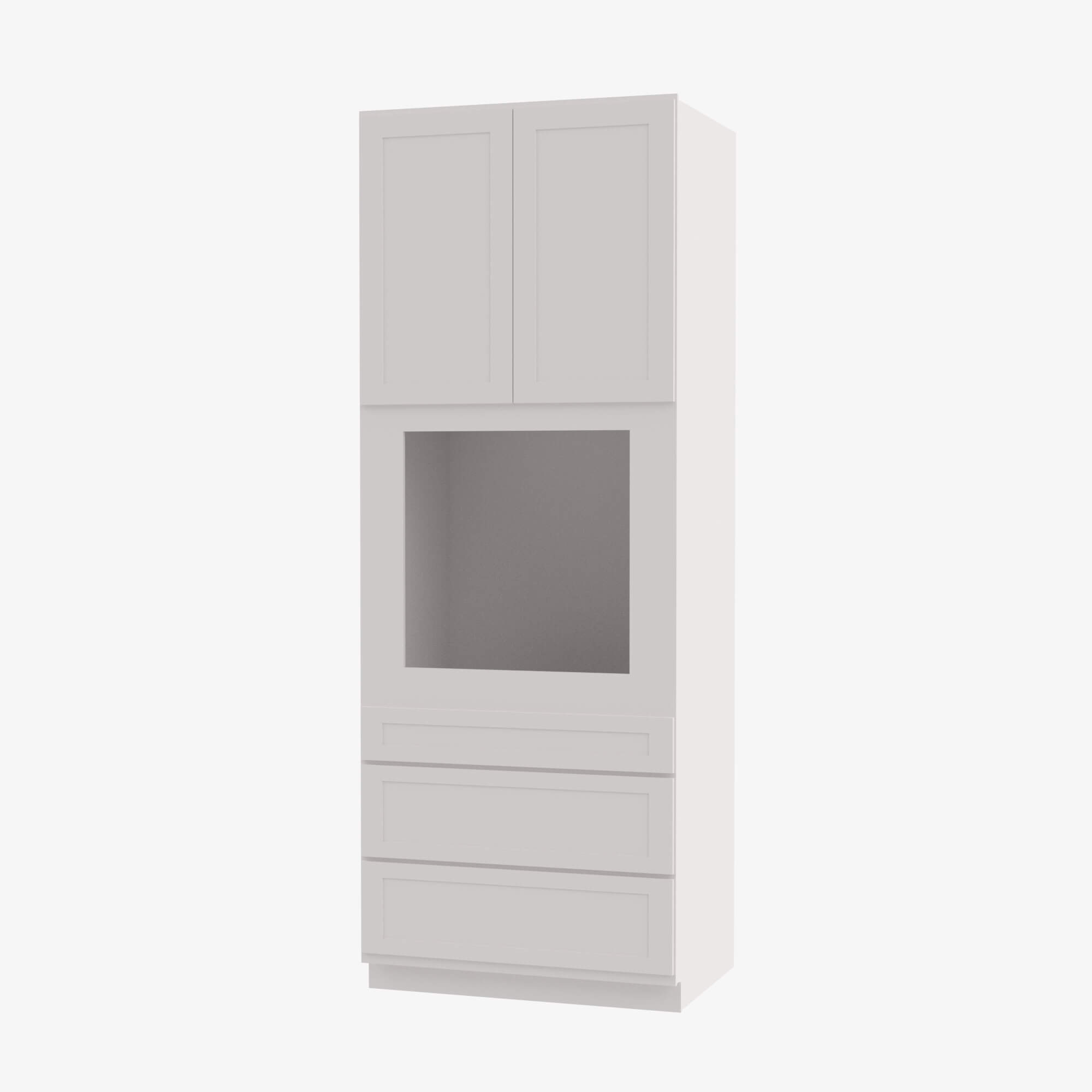 AW-OC3390B 33 Inch Tall Oven Cabinet | Ice White Shaker