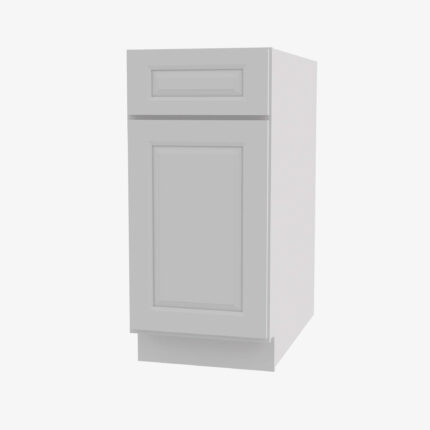 GW-B12 Single Door Cabinets 12 Inch Base Cabinet | Gramercy White