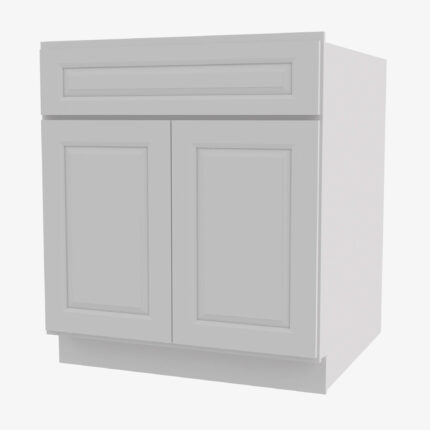 GW-B24B Double Door 24 Inch Base Cabinet | Gramercy White