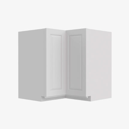 GW-LS3309 Single Door Cabinets 33 Inch Lazy Susan Cabinets Base Cabinet | Gramercy White