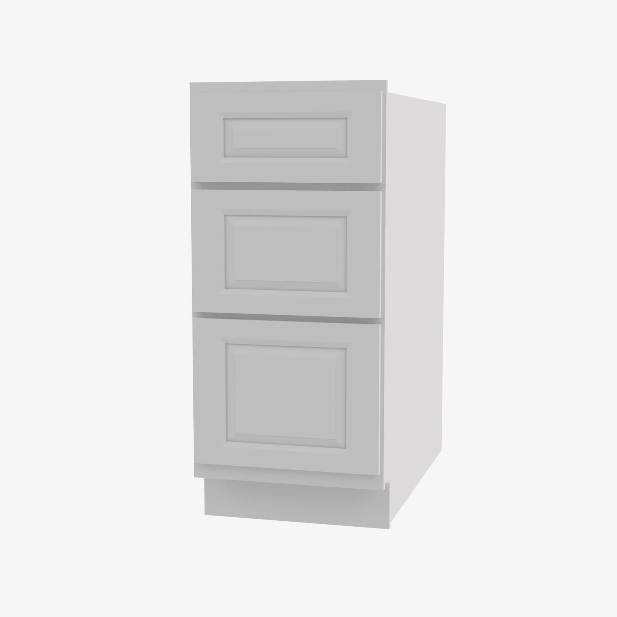 GW-SVB1221-34-1/2 12 Inch Bathroom Cabinet Vanity Drawer Pack | Gramercy White