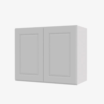 GW-W2436B Double Door 24 Inch Wall Cabinet | Gramercy White