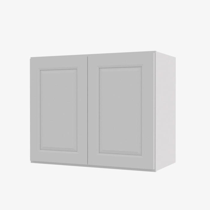 GW-W3630B Double Door 36 Inch Wall Cabinet | Gramercy White