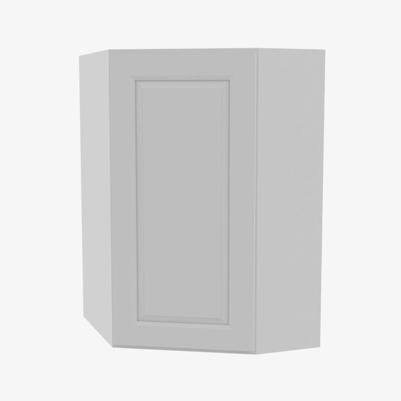 GW-WDC2436 Single Door Cabinets 24 Inch Wall Diagonal Corner Cabinet | Gramercy White