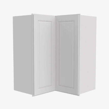 GW-WSQ2430 24 Inch Easy Reach Wall Corner Cabinet | Gramercy White