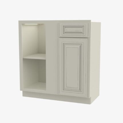 SL-BBLC45/48-42W Double Door 42 Inch Base Blind Corner Cabinets Cabinet | Signature Pearl