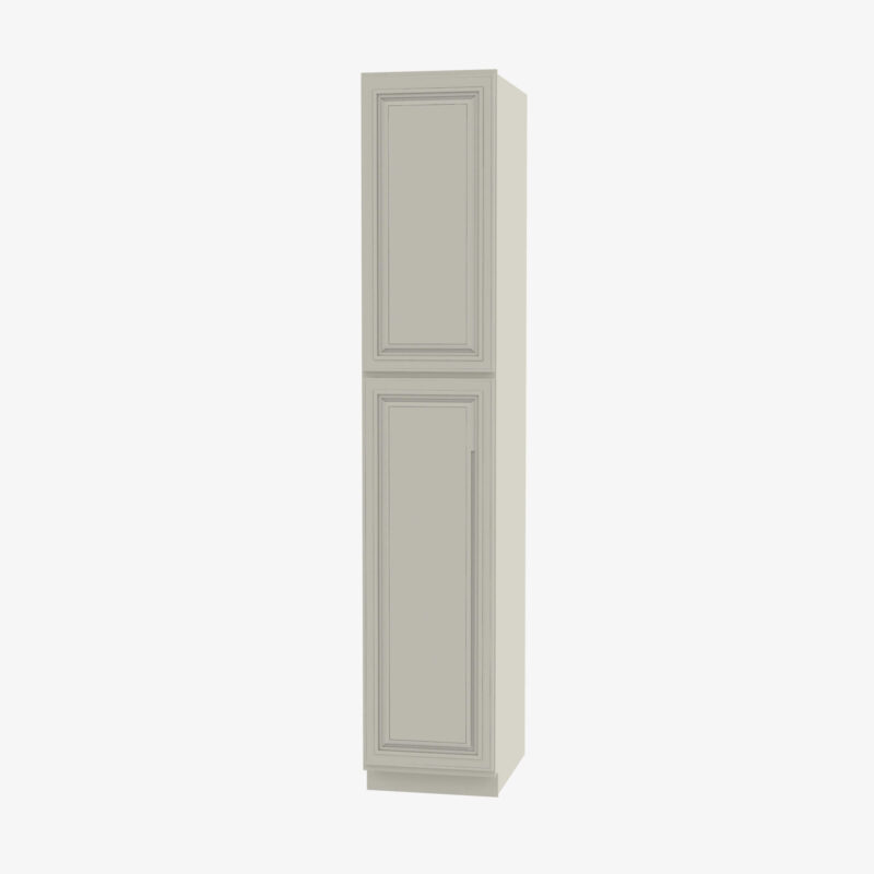 SL-WP1584 Double Door 15 Inch Tall Wall Pantry Cabinet | Signature Pearl