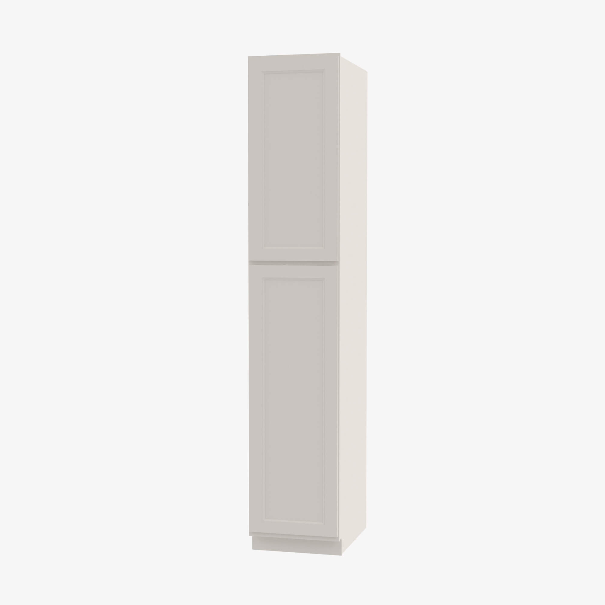 TQ-WP1584 Double Door 15 Inch Tall Wall Pantry Cabinet | Townplace Crema