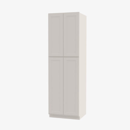 TQ-WP2490B Tall Wall Pantry Cabinet with Butt Doors | TSG Forevermark Townplace Crema