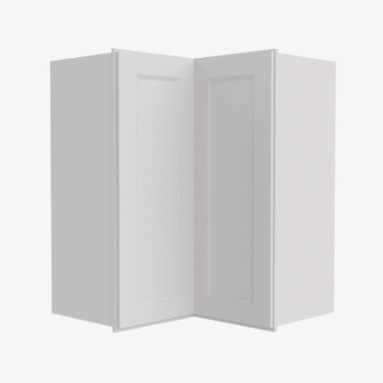 TW-WSQ2436 24 Inch Easy Reach Wall Corner Cabinet | Uptown White