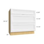 Fabuwood Value Premium Hallmark Frost  Drawer Base Cabinets - VPHF-DB30