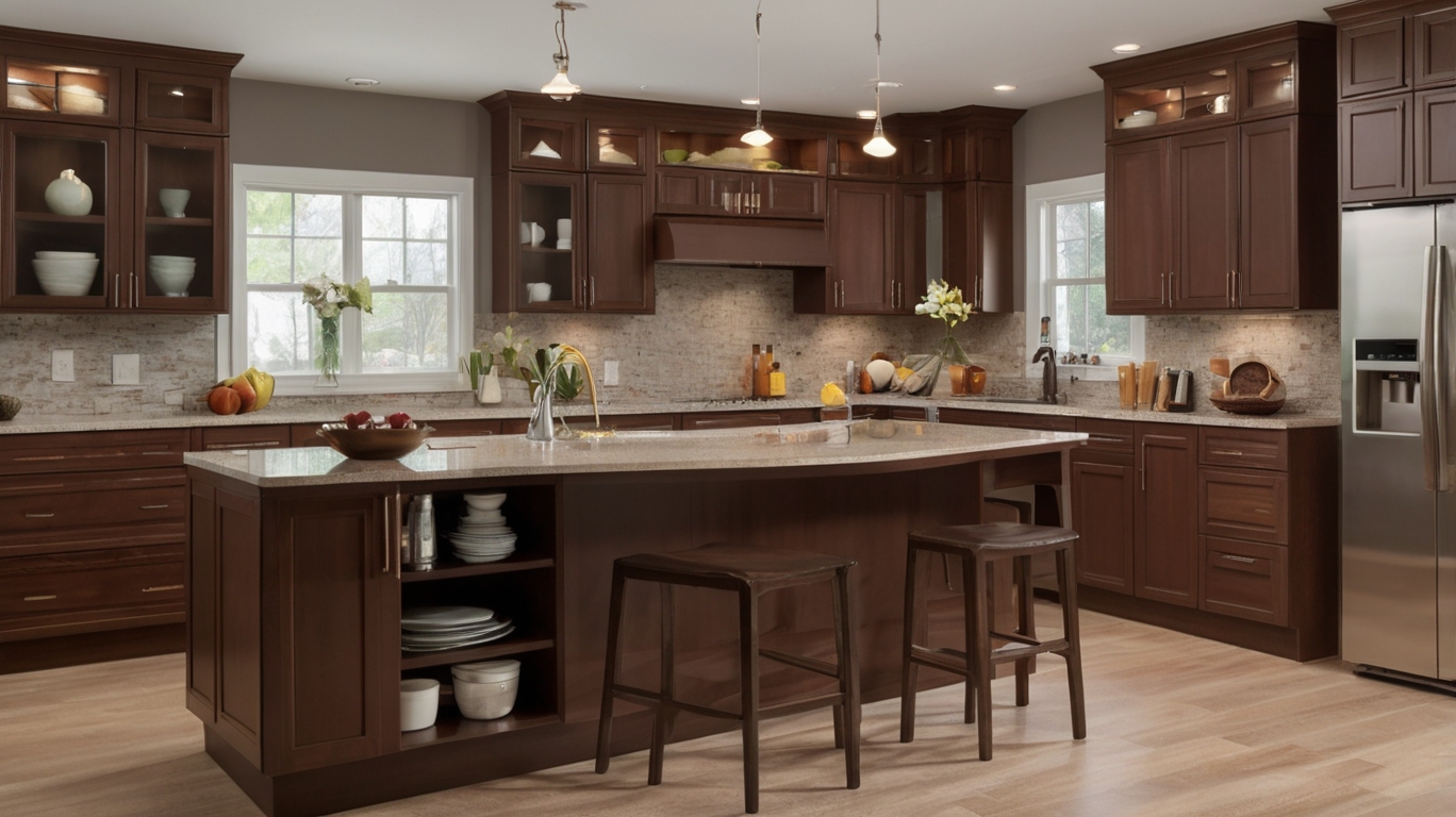 Bronw-Kitchen-Cabinets