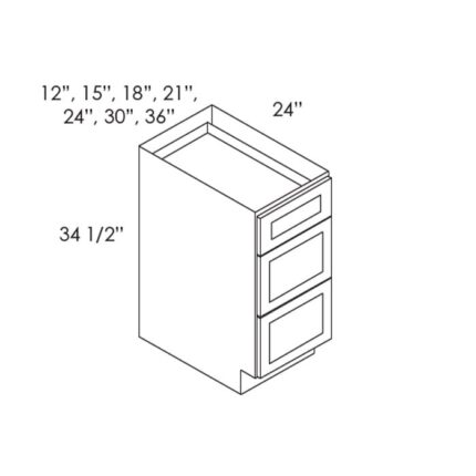 House of Cabinet Slate Raised Shaker -  DB36(3)