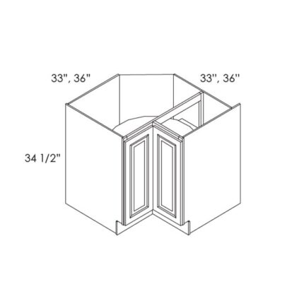 House of Cabinet Slate Raised Shaker - LS3612