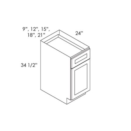 House of Cabinet Slate Raised Shaker - B21