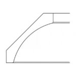 Forevermark AB-CM96K-4 Crown Molding with Large Cove Detail