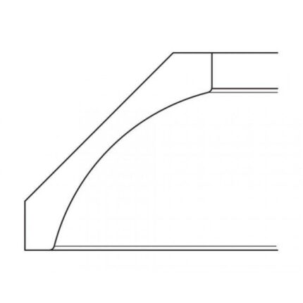 Forevermark AG-CM96K-4 Crown Molding with Large Cove Detail