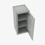 Forevermark Grey Nova Light Grey Shaker 21 Inch Solid Eucalyptus Grandis Cabinet