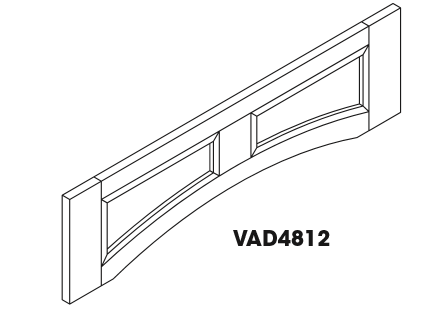 Forevermark AP-VAD4812 Arch Panel Valance