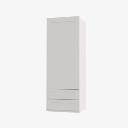 Forevermark AW-W2D1860 Single Door Cabinets 18 Inch Wall Cabinet With 2 Built-In Drawers