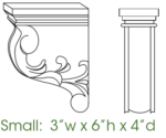 Forevermark GW-CORBEL56 Decorative Small Corbel