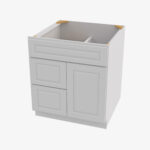 Forevermark GW-S3621BDL-34-1/2 Double Door 36 Inch Sink Base Combo Vanity with Left Drawer