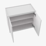 Forevermark White Gramercy White Cabinet 36 Inch Solid Birch Cabinet