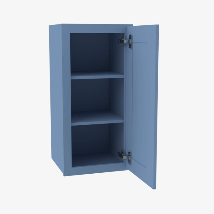 Forevermark Blue Xterra Blue Shaker 15 Inch Solid Birch Cabinet