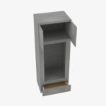 Forevermark Grey Midtown Grey 33 Inch Solid Eucalyptus Grandis Cabinet