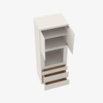 Forevermark Cream Townplace Crema 33 Inch Solid Eucalyptus Grandis Cabinet