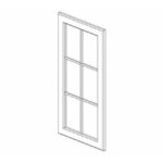 Forevermark TQ-W3036BGD Wall Glass Door with No Mullion and with Clear Glass