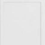 PW-W2436BGD Wall Glass Door with No Mullion and with Clear Glass | TSG Forevermark Petit White
