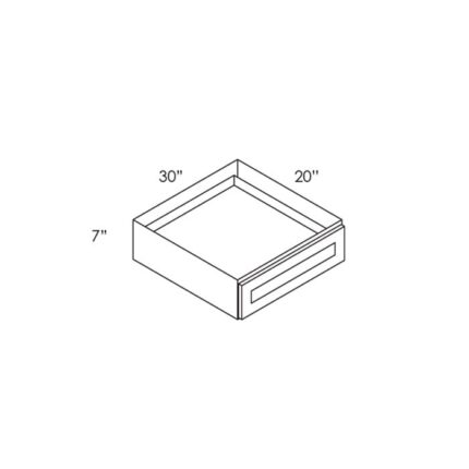 House of Cabinet Slate Raised Shaker - SVDU3021-7