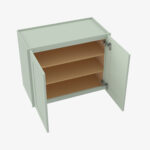 House of Cabinet Shallow Green Shaker -  W2442B - Image 4