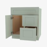 House of Cabinet Shallow Green Shaker - S3021DR-34-1/2 - Image 3