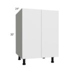 Fabuwood Illume Catalina Bianco Matte Trash Can Tray Kitchen Cabinet - ICBM-B27FD