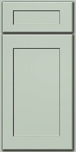 Shallow Green Shaker RTA Cabinet Sample Door - SG-SDOOR