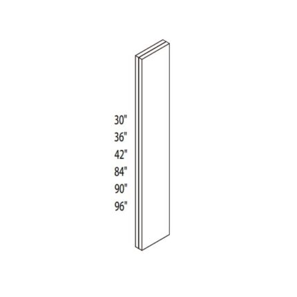 Yellow Oak Frameless Cabinets  Wall & Base Fillers & Boxed Columns - YO-WF642