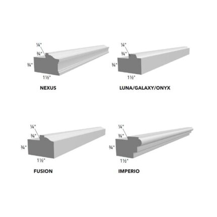 Fabuwood Accessory Molding - Value Premium Hallmark Frost